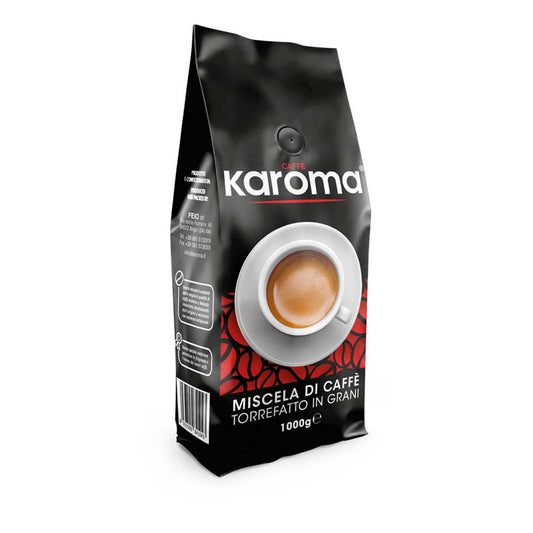 CAFÉ EN GRANOS Karoma ROSSO - Bolsa 1000 gr