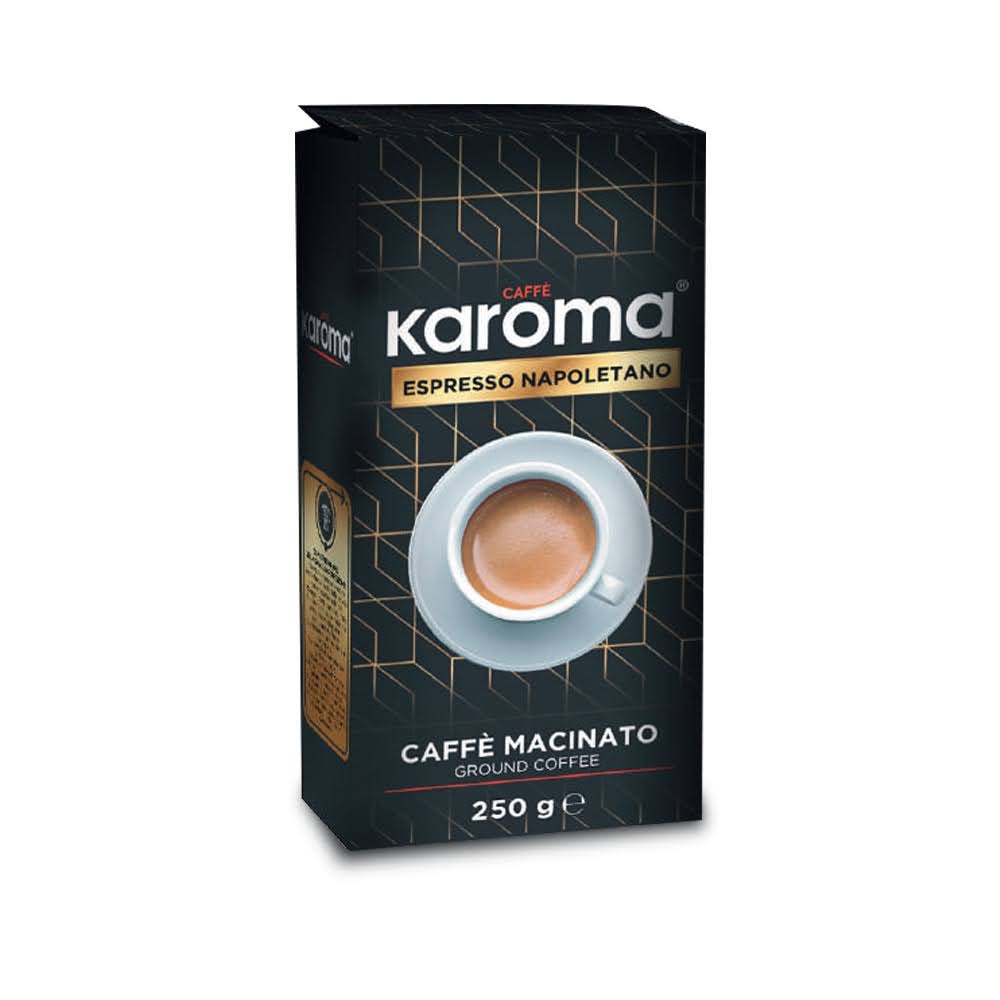 CAFÉ MOLIDO Karoma Luxury - Bote de 250 gr – Bitter Sugar Sapori Italiani