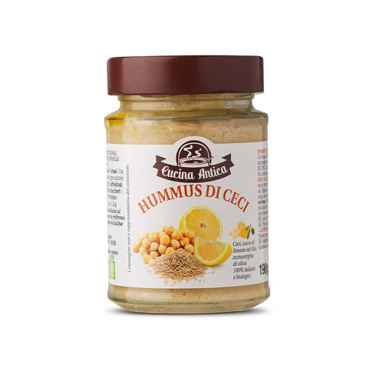 CUCINA ANTICA  Hummus di ceci Bio (Hummus de garbanzos ecológico) - 190gr