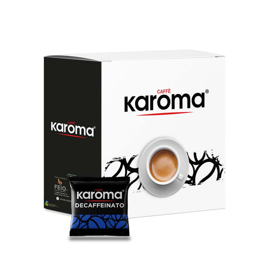 CAFÉ EN CÁPSULAS Karoma DECAFFEINATO - Caja de 50 cápsulas (compatible con Nespresso)