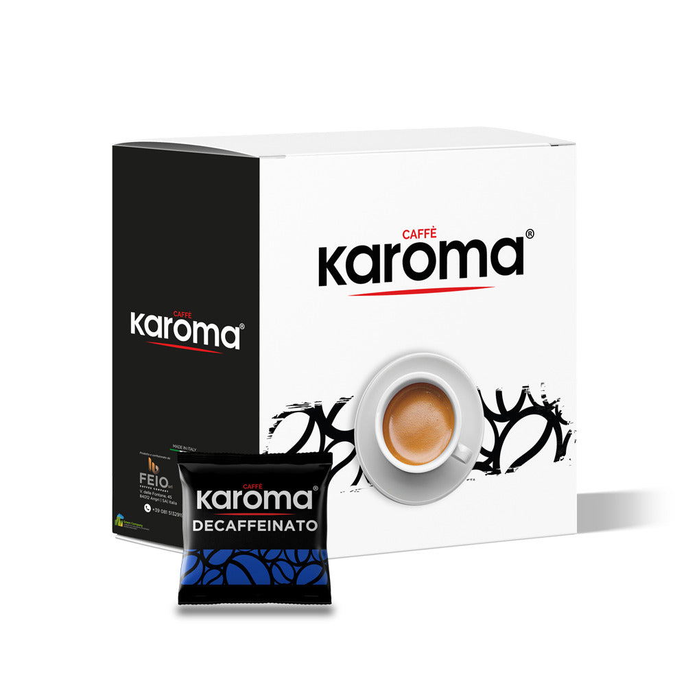 CAFÉ EN MONODOSIS ESE Karoma  DESCAFEINADO - Caja de 50 monodosis de papel