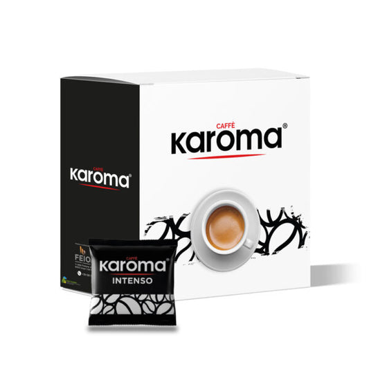 CAFÉ EN CÁPSULAS Karoma INTENSO - Caja de 50 cápsulas (compatible con Nespresso)