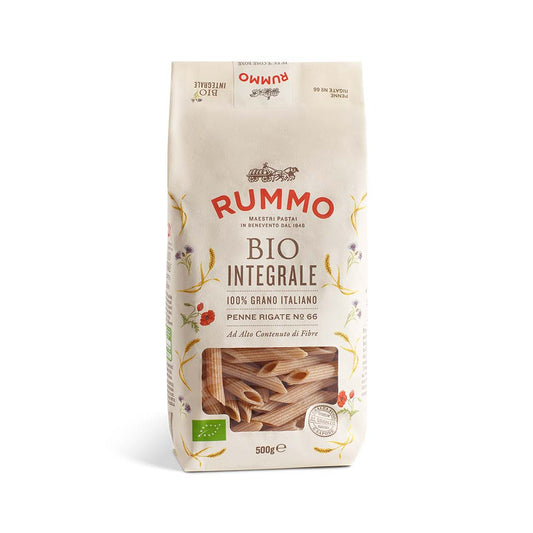Pasta RUMMO Penne Rigate Bio Iintegrale Nº66 - 500 gramos